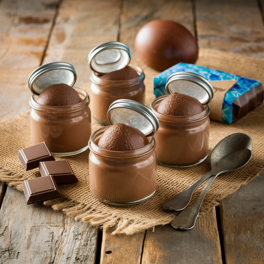 Bol de mousse au chocolat réalisée avec Nestlé Dessert